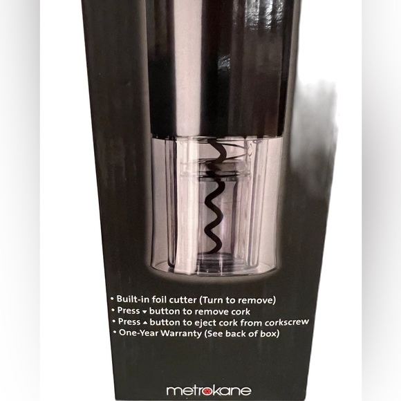 NIB Metrokane Electric Rabbit Rechargeable Wine Opener - Picture 2 of 4